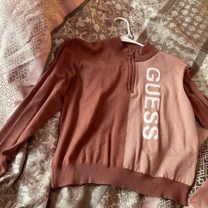 Pink guess sweater